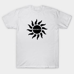 Beach Bum: Full Sun (Black) T-Shirt